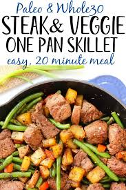 I was absolutely delighted with the outcome of this recipe! Whole30 Steak And Vegetable Skillet Paleo One Pan Meal Whole Kitchen Sink