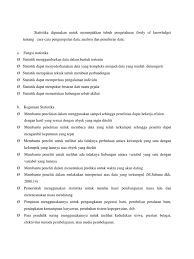 Enam diantaranya diambil dari buku sri mulyono peran statistika di kehidupan sehari hari. Aplikasi Statistik
