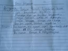 Bagaimanapun kita harus meninggalkan catatan yang baik dan mengesampingkan keluh kesah kita terhadap sekolah tersebut. Pesan Kesan Wandaphiisari