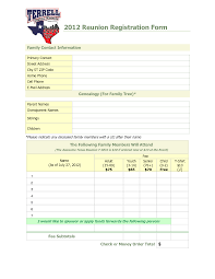 Family Reunion Registration Template Google Search Family Reunion Registration Family Reunion Planning Family Reunion Themes