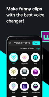 Aplicación de creadores de contenido sin publicidad. Voicemod Clips Free Voice Changer Video Maker Apk 1 8 0 Android App Download