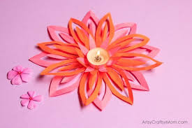 How To Make A Paper Lotus Tealight Holder Diwali Crafts