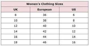 european womens clothing sizes compare prices reviews and