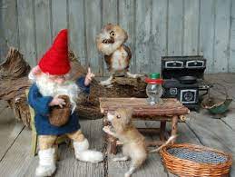 Sarafina Fiber Art Home This Gang Is Headed To Ca To A Stop Motion Animator Felting Projects Needle Felting Supplies Fiber Art Projects