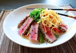 Check spelling or type a new query. Gluten Free Sesame Crusted Tuna With Asian Noodles Asian Caucasian Food Blog