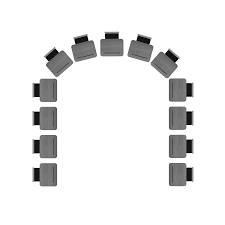 Classroom Seating Arrangement With Connected Desks U Shape