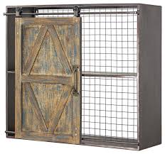 Maybe you would like to learn more about one of these? Farmhouse Sliding Barn Door Cabinet Wall Shelf Farmhouse Storage Cabinets By American Art Decor Inc Houzz