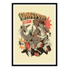 Art-Poster Japanese pop culture - Dinojesus - Ilustrata