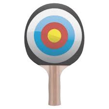 Ping Pong Paddle Target Design Ping Pong Paddle Zazzle Com Ping Pong Paddles Home Gifts Design