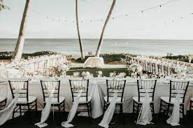 Large U Shaped Dining Table Wedding Reception Set Up Long Table Wedding Wedding Reception Tables Maui Wedding Planners