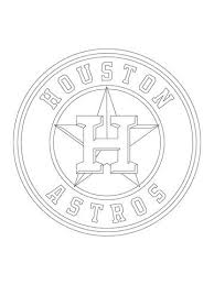 Houston Astros Logo Coloring Page Coloring Pages Baseball Coloring Pages Free Printable Coloring Pages