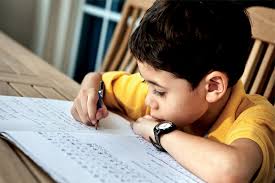 Image result for Indian boy does homework"