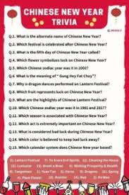 It's something that everyone will definitely enjoy. 50 Chinese New Year Trivia Questions Answers Meebily