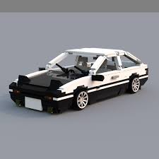 1:32 initial d toyota trueno ae86 alloy diecast car model, sports car toys for kids and adults. Lego Moc Toyota Ae86 Sprinter Trueno Hatchback By Detahack Rebrickable Build With Lego