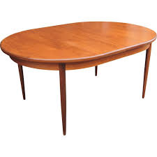 Furnish me vintage carries one of the florida's largest teak furniture collections including beds, tables, chairs, and desks by mid century modern designers. Vintage Oval Extendable Teak Dining Table By Victor Wilkins For G Plan 1960s Design Market