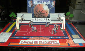 Basquetbol Basquet Maquetas Basketball Cancha