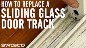 The rubber stoppers are a security measure for the windows so that they stop sliding at a certain point. How To Replace A Sliding Glass Door Track Youtube