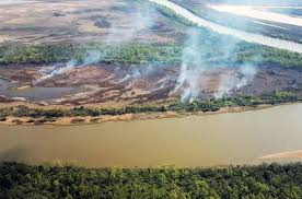 Avanza un importante frente de fuego ya sobre el. Argentina Esta En El Segundo Lugar En El Mundo Por Los Incendios Forestales