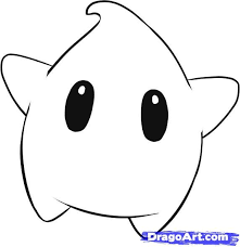 This drawing will show the entire drawing process, from layout, to lines. How To Draw Luma Step By Step Video Game Characters Pop Culture Cute Monsters Drawings Cute Doodles Character Drawing