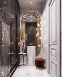 Two Primary Aspects Which Infatuation To Be Thought Practically Instantly The Reachable Freshen Bathroom Design Luxury Grey Wall Decor Modern Bathroom Design