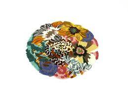 Teppich multicolor designer six05 round modern 120x120cm. Missoni Home Rajmahal Teppich Rund Mit Bunten Blumen Missoni Teppiche Missoni Home Izabela K