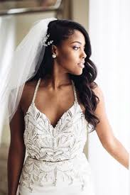 Modern Romantic Unique Bridal Shop A Be Bridal Shop In 2020 Black Wedding Hairstyles Black Brides Hairstyles Black Bride