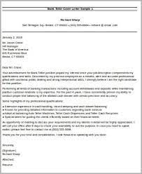 Make it clear that you are a motivated employee who delivers top performance and the right results. Free 5 Sample Bank Teller Cover Letter Templates In Ms Word Pdf