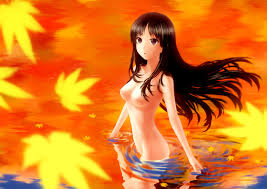 akahige akiyama mio breasts k-on! nipples nude orange water wet |  konachan.com - Konachan.com Anime Wallpapers