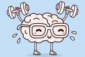 Bilingual Strong Brain Brain Drawing Design Thinking Cartoon Brain