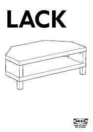 .ikea gallery meubles ikea ikea mobilier de salon : Lack Corner Tv Bench Black Brown Ikeapedia