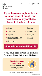 Developed by public health england. February 2020 Coronavirus Covid 19 Latest Information From Public Health England Phe University Of Wolverhampton