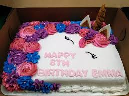 • today i made a funfetti unicorn cake! Unicorn 1 4 Sheet Cake Unicorn Birthday Cake Birthday Sheet Cakes Unicorn Cake