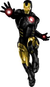 Black And Gold Iron Man Action Figure Pin On Ironman Rescue Ironheart
