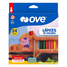 COLORES DELGADOS X 24 UND OVE