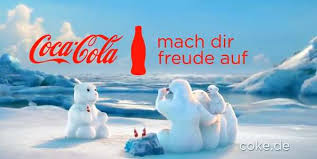 I confess i bought coca cola in a can just for the cute polar bears. Personified Polar Bear Promos Snowman Polar Bear