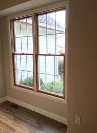 Poplar red oak cherry maple White Baseboards With Wood Window Trim Novocom Top