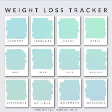 Printable may june 2021 calendar. Weight Loss Trackers Instagram Templates