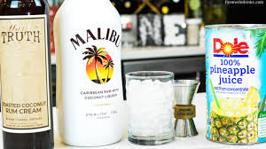1 oz malibu® coconut rum · caribbean pineapple recipe. Toasted Coconut Rum Pineapple Cream Cocktail The Farmwife Drinks