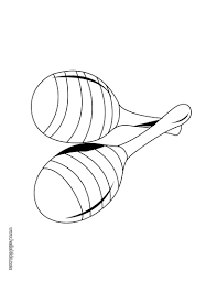 Castanets Coloring Page Musical Instruments Coloring Pages Music Coloring