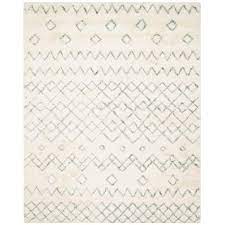 Safavieh?s casablanca collection of fine shag and flokati rugs displays the organic simplicity that is found in the classic style and tradition of. Safavieh Casablanca Shag 8 X 10 Hand Tufted Rug In Ivory And Blue Csb806a 8
