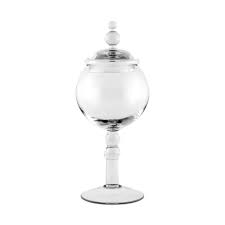 However, you will probably see them most in kitchens, bathrooms, conservatories. Large Glass Apothecary Candy Jar Footed Globe Bowl With Lid Weddingstar