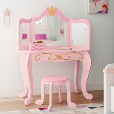 Don't want to put everything in a drawer? Kidkraft Princess Dressing Table Set With Mirror Reviews Wayfair Co Uk