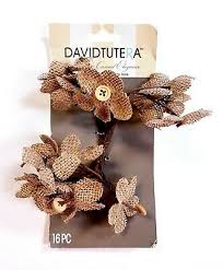 With these ten helpful methods from david tutera, you can still keep all of the glamor you had originally intended for your wedding but also be able to put a down payment on a new pad for you and your new hubby! David Tutera Burlap Flowers Beige Button Centers Picks Pack Of 16 Rustic Wedding 7 18 Picclick Uk