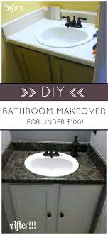 Budget Bathroom Makeover Amazing What A Little Paint Can Do Transform Your Bathroom With Giani Diy Bathroom Makeover Bathroom Cabinets Diy Bathroom Makeover