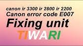 Замена магнитного вала на canon ir2016, ir2018 как заменить магнитный вал. Error Code 007 Appears On My Canon Ir2018 Youtube