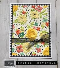 In good taste designer series paper. Kylie S Pinterest Highlights Card By Teresa Mitchell Click On The Picture To See More Of Kylie S Designs Stampin Embossed Cards Cards Handmade Floral Cards