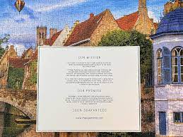 Many large charities operate stores that resell donated items at a fraction of the price of what they cost new. Buy 1000 Piece Puzzles For Adults Bruges Belgium Charming Village Jigsaw Puzzles 1000 Pieces 27 X 20 Landscape Puzzle Precise Fit Poster Included Chaps Pastimes Online In Kazakhstan B08sc3c7bq