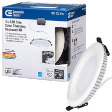 Can i group wyze bulb color with the original wyze bulb? Commercial Electric Ultra Slim 4 In Selectable Cct Canless Color Integrated Led Recessed Light Trim Downlight 650 Lumens Dimmable 53808101 The Home Depot In 2021 Commercial Electric Recessed Lighting Downlights
