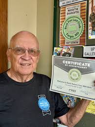 We ❤️ tourists visiting North Dakota for the first time. When this happens,  we CELEBRATE 🥳 at Gallery 4, Downtown hub for Visit Fargo-Moorhead. * Dan  from Maryland * Tom & Mary