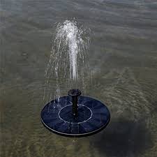 Cosscci Solar Powered Water Fountain Pump Portable Submersible Free Standing For Bird Bath Small Pond Patio Garden Decoration 1 4w Solar Water Pump Diy Solar Fountain Solar Bird Bath